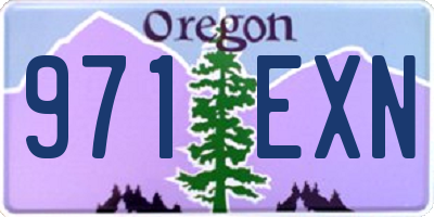 OR license plate 971EXN