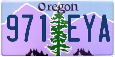 OR license plate 971EYA