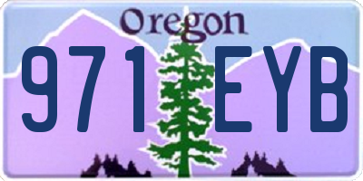 OR license plate 971EYB