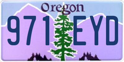 OR license plate 971EYD