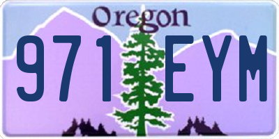 OR license plate 971EYM