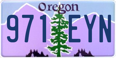 OR license plate 971EYN