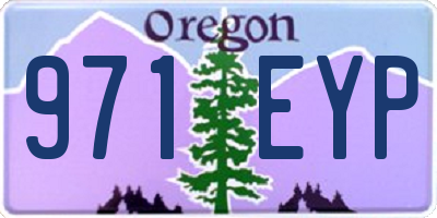 OR license plate 971EYP