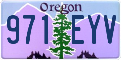 OR license plate 971EYV