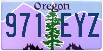 OR license plate 971EYZ