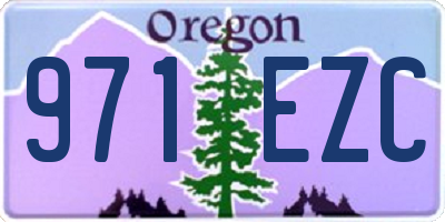 OR license plate 971EZC
