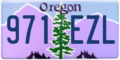 OR license plate 971EZL