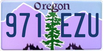 OR license plate 971EZU