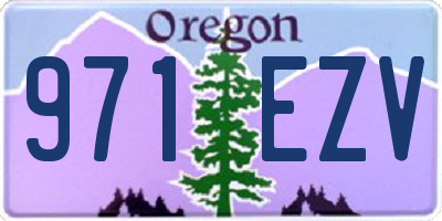 OR license plate 971EZV