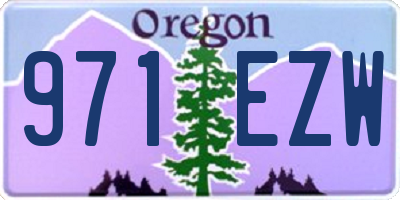 OR license plate 971EZW
