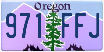 OR license plate 971FFJ