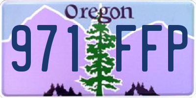 OR license plate 971FFP