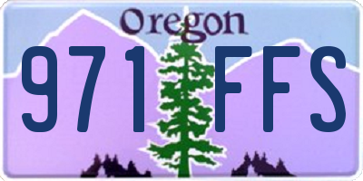 OR license plate 971FFS