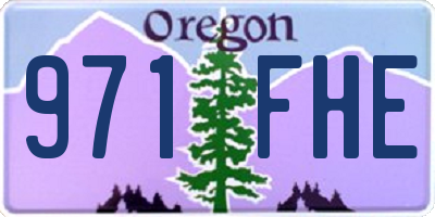 OR license plate 971FHE