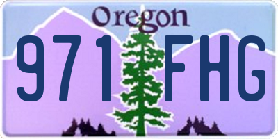 OR license plate 971FHG