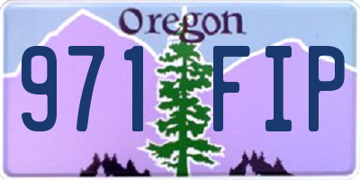 OR license plate 971FIP