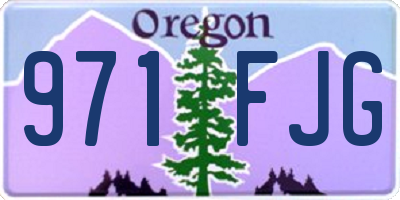 OR license plate 971FJG