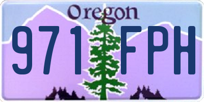 OR license plate 971FPH