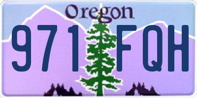 OR license plate 971FQH