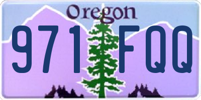OR license plate 971FQQ