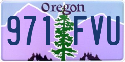 OR license plate 971FVU