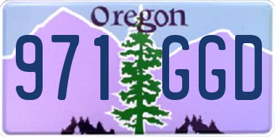 OR license plate 971GGD