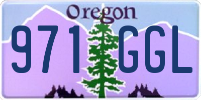 OR license plate 971GGL