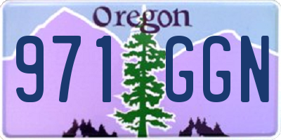 OR license plate 971GGN