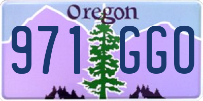 OR license plate 971GGO