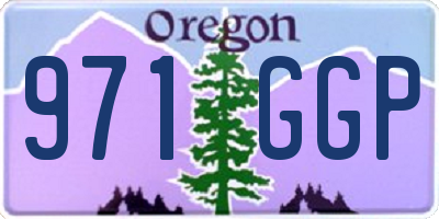 OR license plate 971GGP