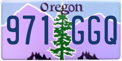 OR license plate 971GGQ