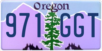 OR license plate 971GGT