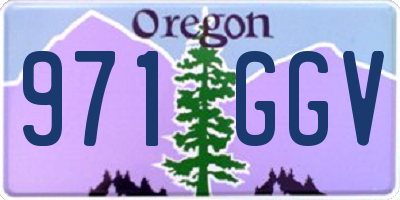 OR license plate 971GGV