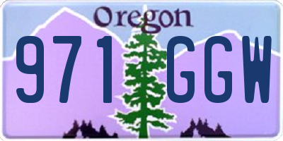 OR license plate 971GGW