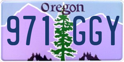 OR license plate 971GGY