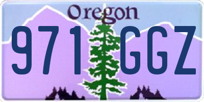 OR license plate 971GGZ