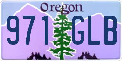 OR license plate 971GLB