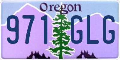 OR license plate 971GLG
