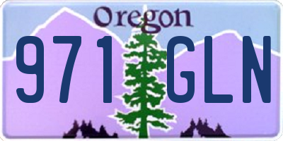 OR license plate 971GLN