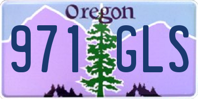 OR license plate 971GLS