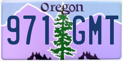 OR license plate 971GMT