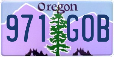 OR license plate 971GOB