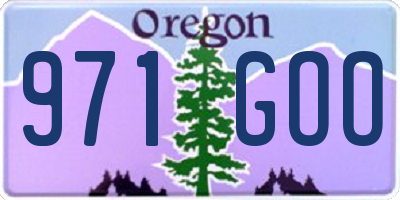 OR license plate 971GOO