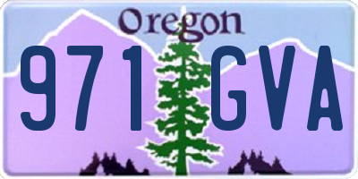 OR license plate 971GVA