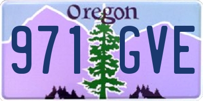 OR license plate 971GVE