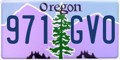 OR license plate 971GVO