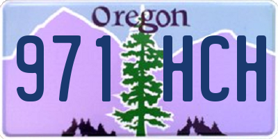 OR license plate 971HCH