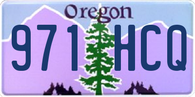 OR license plate 971HCQ