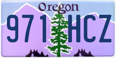 OR license plate 971HCZ