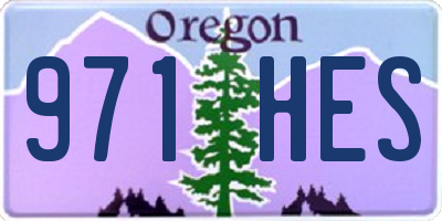 OR license plate 971HES